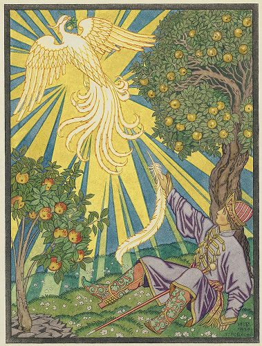 bilibin k skazke ivan tcarevitch i gar ptitca